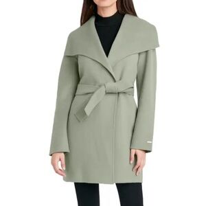 Ella Tie Belt Wool Blend Coat
Tahari